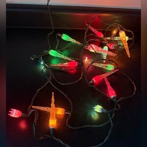 Vintage icicle  Christmas String Lights